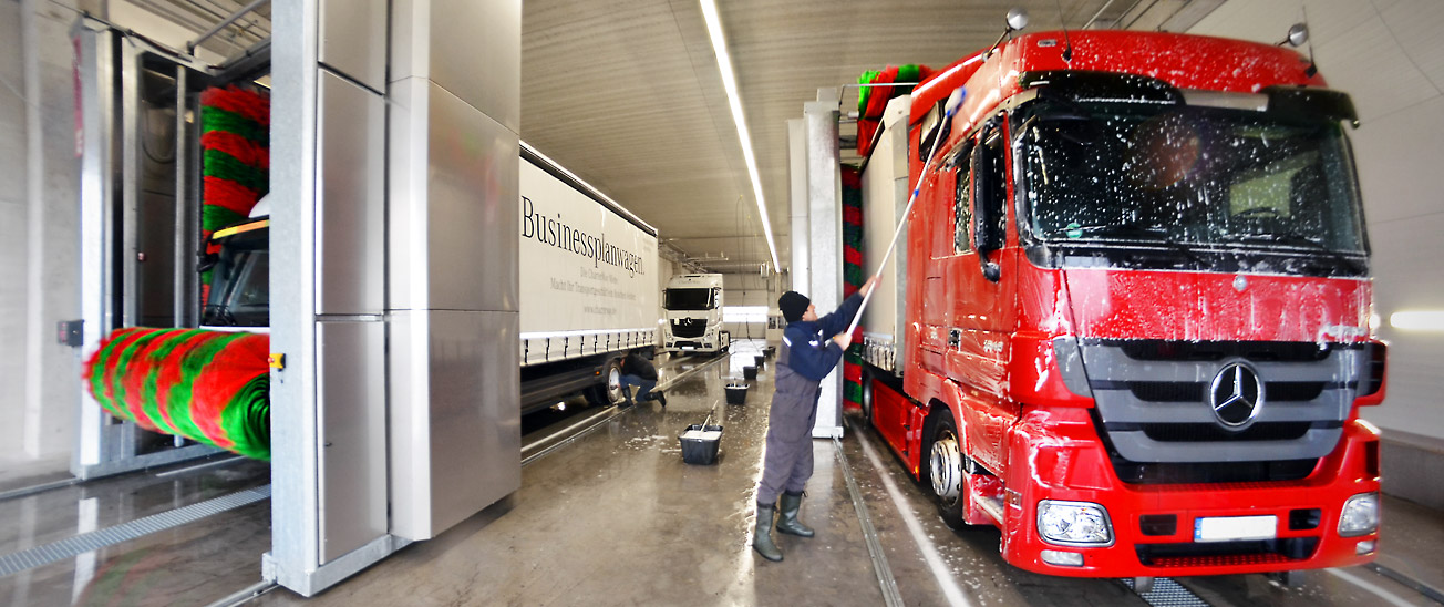 VoPa LKW Waschanlage, Paderborn, direkt an der A33